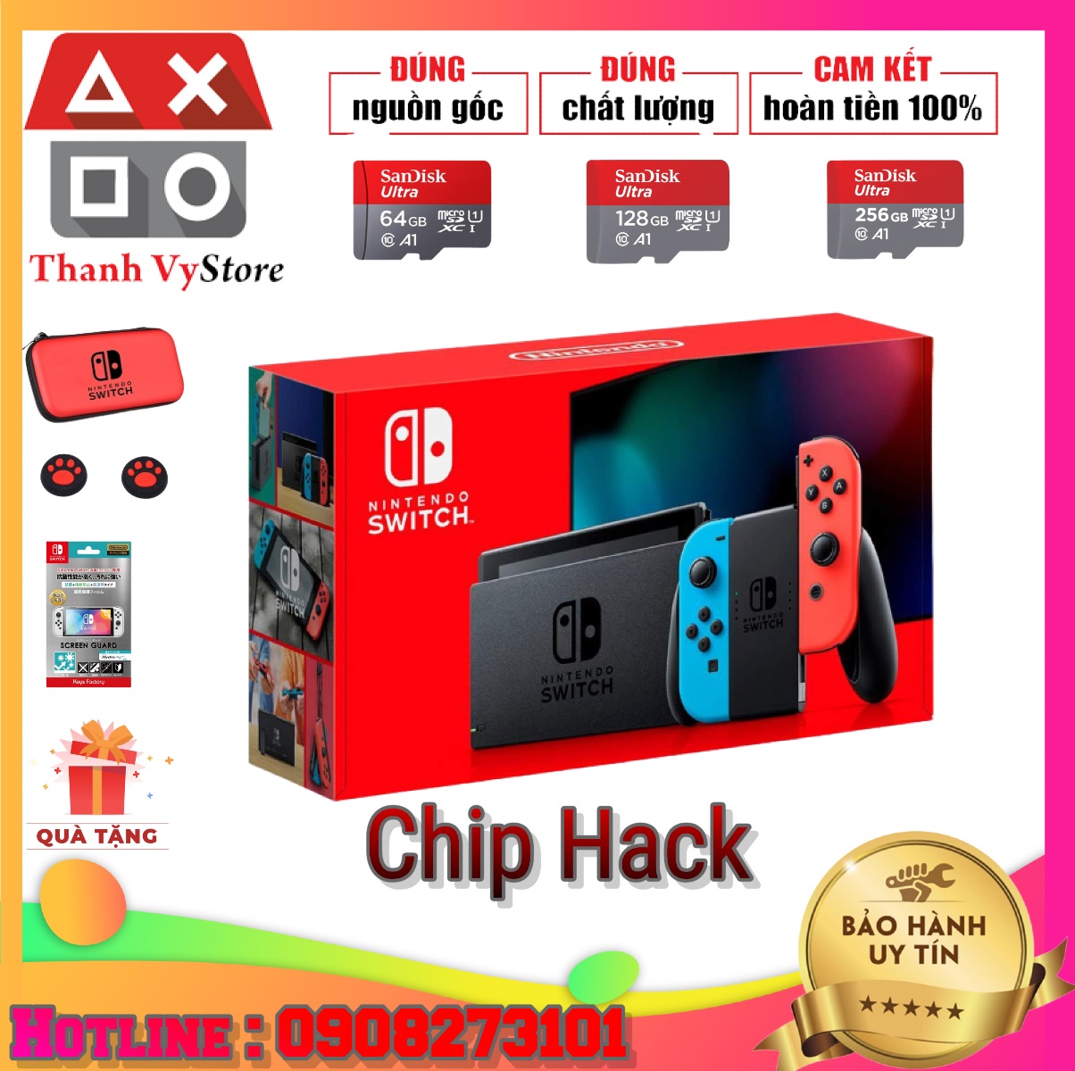 Nintendo Switch V2 Modchip 128GB